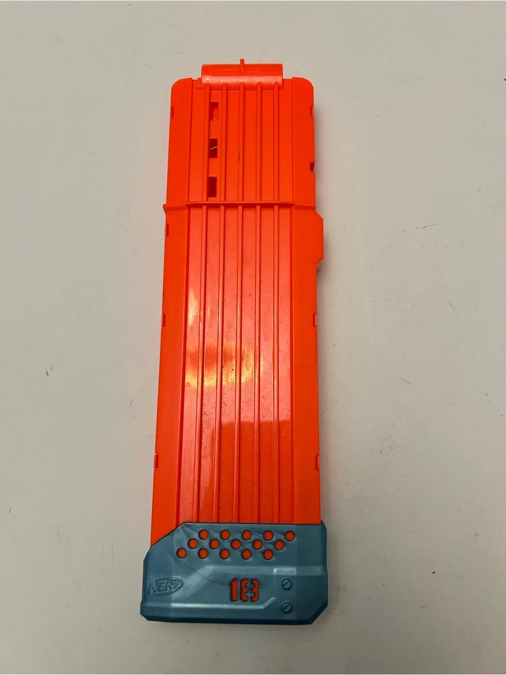 Nerf Orange Dart Magazine with Blue Base